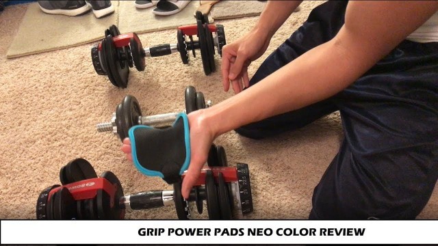 'Power Pads (workout hands pads/grips) Neo Color Review'