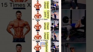 'chest workout at gym #trending #shorts best chest workout'