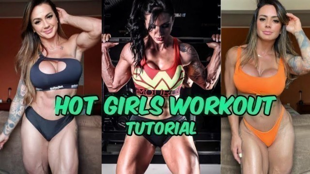 'BREATHTAKING BRAZILIAN FEMALE FITNESS MOTIVATION (Renatinha Costa) #intenseworkout_Full-HD'