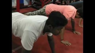 'First Push-Up Competition At Neo Fitness Gym'