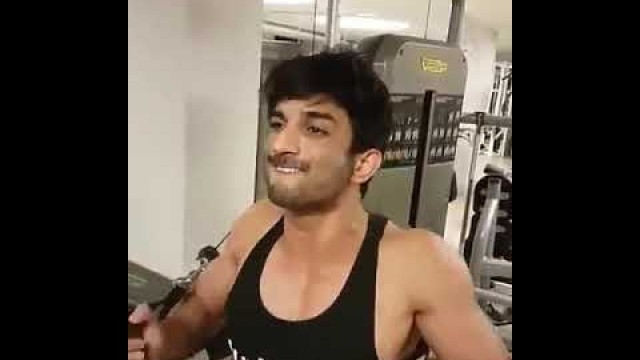 'Sushant Singh Rajput doing workout!'