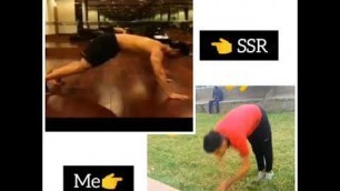 'Sushant Singh Rajput triple clap pushups challenge 