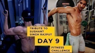 'Day 9 | Tribute to Sushant Singh Rajput | Fitness Challenge|'
