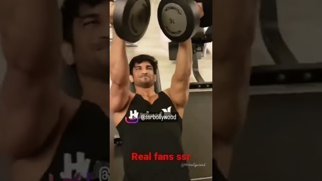 'exercise video Sushant Singh Rajput viral video #shorts #trending #viral #ssr #justice4ssr'