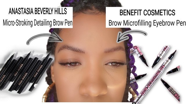 'ANASTASIA BEVERLY HILLS VS BENEFIT COSMETICS BROW PEN | WHICH IS BETTER?'