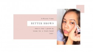 'BROW GROOMING ROUTINE FT. BENEFIT COSMETICS | Dol Marzan'