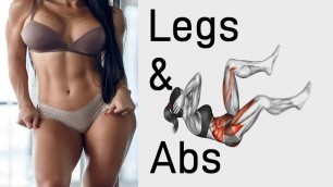 'Fitness & Bikini Model Legs & Abs Workout More for Four'