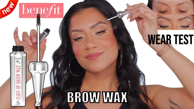 '*new* BENEFIT FLUFF UP BROW TEXTURIZING WAX REVIEW & ALL DAY WEAR TEST *sparse brows*|MagdalineJanet'