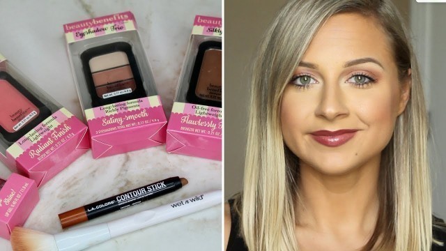 'DOLLAR TREE MAKEUP - Benefit dupe brand?? Review/Demo'