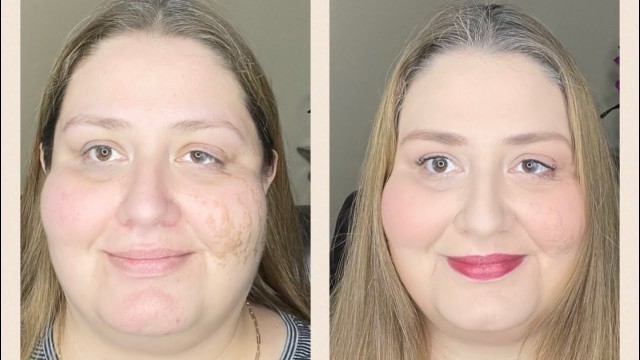 'Benefits Cosmetics - Before & After Makeup - Get Ready With Me - Birthmark Cover Up - Over 40 Makeup'