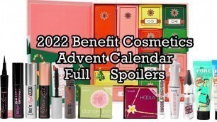 '2022 Benefit Cosmetics Advent Calendar Full Spoilers: Sincerely, Yours! | BeautyAmaB'