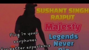 'Sushant Singh Rajput Status video | Sushant Singh Rajput Gym workout | Majesty | #Shorts'