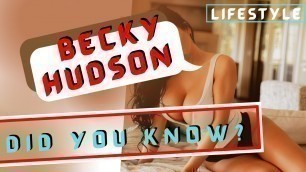 'Becky Hudson Top Lingerie Model Lifestyle, Wiki | Bikini Modeling Fitness 2020 