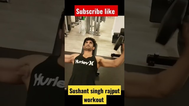 'Sushant singh rajput workout in gym #sushantsinghrajput #shortsvideo #shorts'