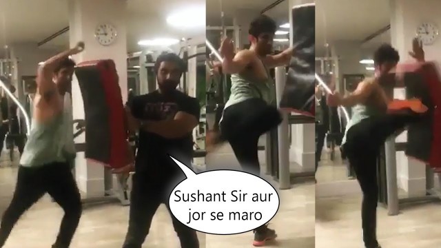 'Sushant Singh Rajput Mind Blowing Self Defence Workout'