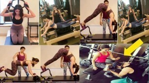'Kriti Sanon Gym Workout Video With Sushant Singh Rajput | Fitness Workout | Gym Workout'
