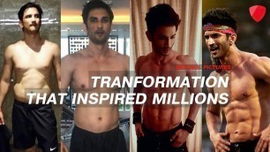 'Remembering Sushant Singh Rajput | Body Transformation That Inspired Millions | Workout Video'