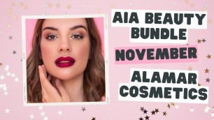 'AIA Beauty Bundle November 2022 #aiabeautybundle  #alamarcosmetics  #crueltyfreecosmetics'