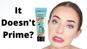 'Benefit Cosmetics Porefessional Hydrate Primer Review | Makeup Review'