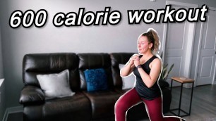 'I did the POPSUGAR Fitness 600 CALORIE workout'