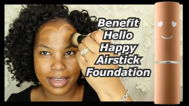 'Benefit Cosmetics Hello Happy Air Stick Foundation in Shade 9 | First Impressions, Women of Color'