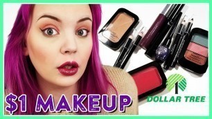 '$1 BEAUTY BENEFITS MAKEUP (DOLLAR TREE) | REVIEW'