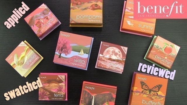 '*NEW* Benefit WANDERful Blushes // Swatches, Application, Review'