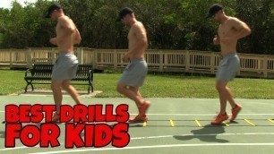 'Kids Workout - Agility Ladder Drills for Kids & Youth Athletics'