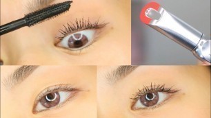 'Benefit Cosmetics They’re Real! Magnet Extreme Lengthening Mascara Review Tutorial Asian Eyes'