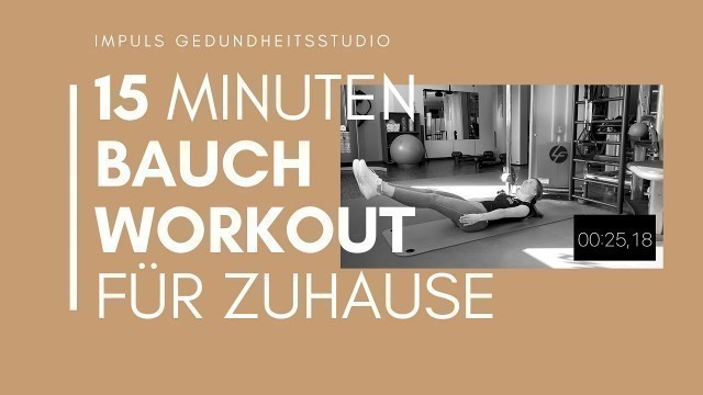 '15 Minuten Bauch Workout // mit Sophia'