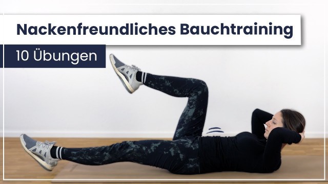 'Nackenfreundliches Bauch Workout – 10 Sixpack Übungen mit entspanntem Nacken'