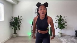 'POPSUGAR Fitness! 30 Minute Cardio Dance and Ab Toning Workout LIVE With Deja Riley'