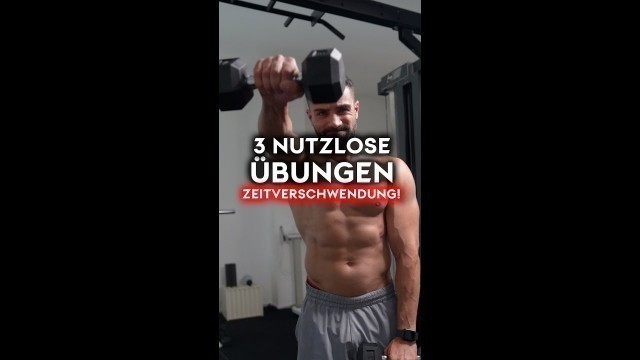 '3 NUTZLOSE ÜBUNGEN❌ Zeitverschwendung☝️'