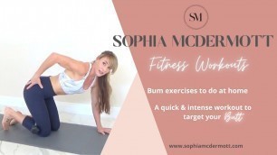 'The Best Butt Workouts at Home with Sophia Mcdermott'