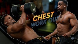 'Heavy Chest Workout With Ashton Hall | Gym Vlog'