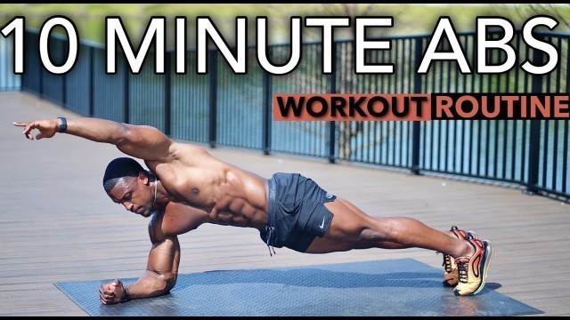 '10 Minute Ab Routine (NO EQUIPMENT) | ASHTON HALL OFFICIAL'