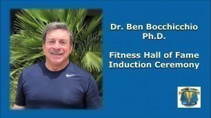 'Dr  Ben - Induction Into The National Fitness Hall of Fame'