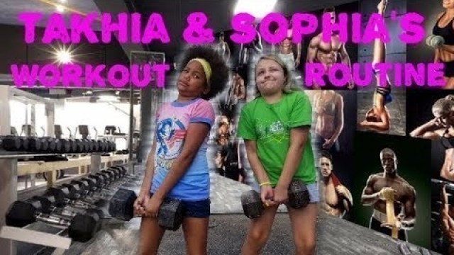 'TaKhia and Sophia\'s Workout Routine | Myhouse TV'