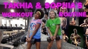 'TaKhia and Sophia\'s Workout Routine | Myhouse TV'