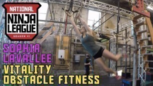 'Sophia Lavallee 2nd Place Vitality Obstacle Fitness | National Ninja League Season 6'