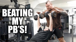 'BEATING MULTIPLE PB\'S IN ONE WORKOUT!!! - Ft. Eddie Hall'