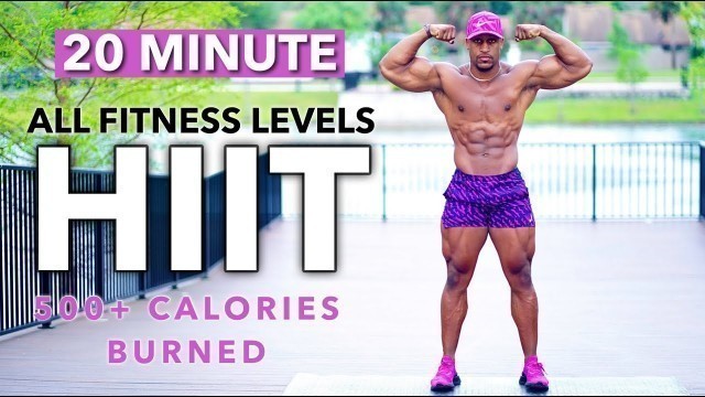 '20 MINUTE BODYWEIGHT HIIT WORKOUT (NO EQUIPMENT) | ASHTON HALL OFFICIAL'