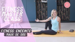 'Stretching contre les maux de dos (20 min) – Fitness pendant la grossesse'
