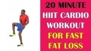 '20 Minute Cardio HIIT Workout For Fat Loss At Home | Body Toning HIIT Workout'