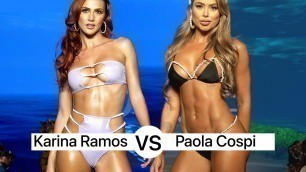 'BIKINI SUPERMODEL COMPETITION 2022 / 4K / KARINA RAMOS vs PAOLA COSPI quarterfinals'