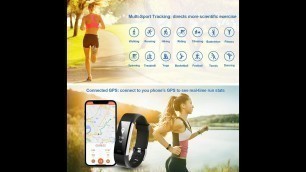 'Top LETSCOM Fitness Tracker HR, Tracker Watch with Heart Rate Monitor, |K2EEE'