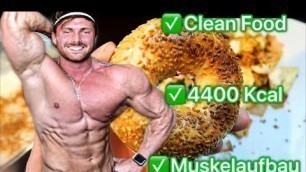 'Muskelaufbau | 4400 Kcal Full Day of Eating & Ernährungsplan kostenlos ! Clean Food !'