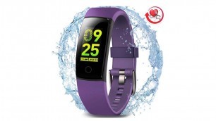 'Waterproof Health Tracker, Fitness Tracker Color Screen Sport'