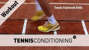 'Tennis Footwork Drills | Tennis Conditioning'