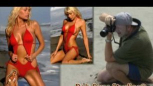 'Trish Shoots fitness bikini model \'How To\" T.V show  w/ Photog Rob Sims on Secluded Beach in Malibu'